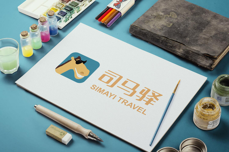 司马驿旅游Logo，志峰创意品牌设计